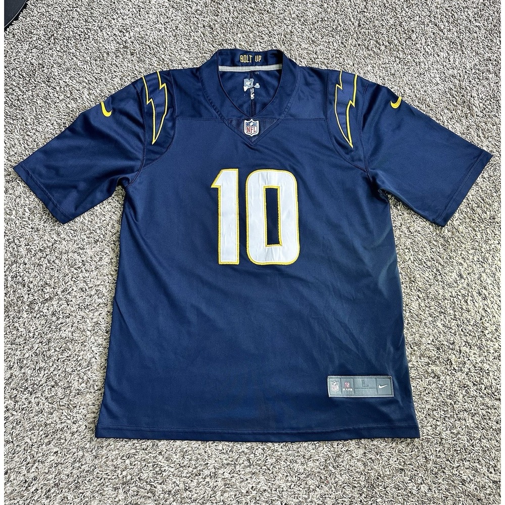 Nike Los Angeles Chargers Justin Herbert NFL Jersey Navy Size Adult Large